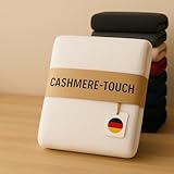 Kuscheli® - warme Spannbettlaken aus Cashmere-Touch Stoff - Verschiedene Größen & Farben - Bettlaken Jersey Fleece Biber Spannbetttuch Laken, Farbe:Weiss, Größe:180-200 x 200 cm