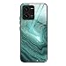 Produktbild QIYIN Farbverlauf Glas Hülle für vivo X80 Lite/vivo V25 5G, TPU/PC Silikon Schutzhülle Bunt Panzerglas Handyhülle, Stoßfeste TPU Bumper Case (Farbe 2)