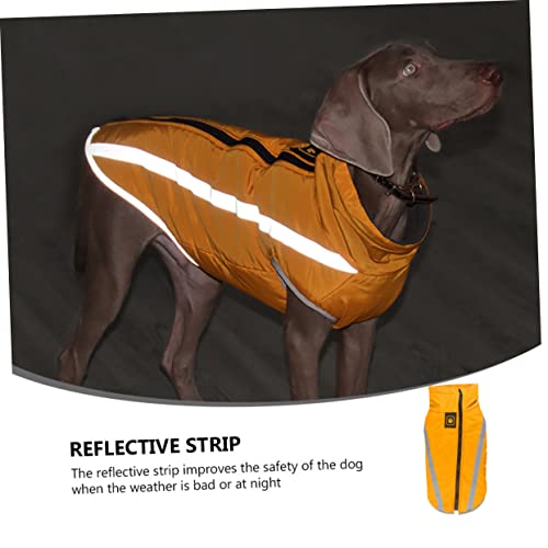 Mipcase 1Pc Dog Outdoor Jacket Small Dog Harness Doggy Life Jacket Reflective Jacket Dog Hunting Vest High Visibility Vest Dog Jacket Winter Dog Coat Pet Dog Raincoat Dog Costume Polyester #TOP5