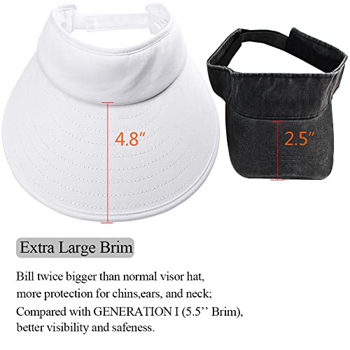 Sun Visor Hats Women Large Brim Summer Uv Protection Beach Cap #TOP3