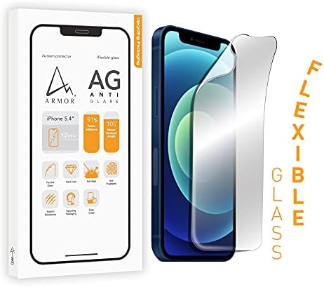 ARMOR Flexible Glass Screen Protector for iPhone 12 Mini, Anti Blue-Light with Anti-Glare