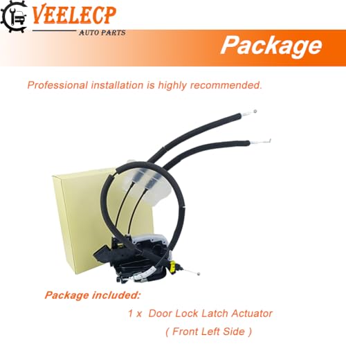 Image of Door Lock Actuator Front Driver Side Compatible with Infiniti Q50 2014 2015 2016 2017 2018 2019 2020 Front Left LH Side Replace Power Door Latch Lock