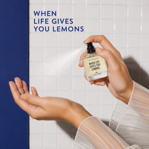 Image of When Life Gives You Lemons EDP 50ml | Long Lasting Citrus Perfume for Men | Fresh Aromatic Luxury Fragrance | 20% Concentrate | Gift for Men