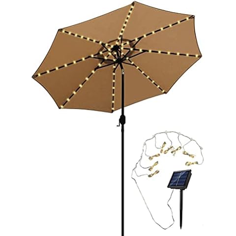 Lumières Solaires Spacnana pour Parasol Cover