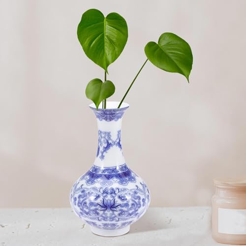 Jarrón de cerámica elegante resistente para decoración interior exclusiva 7