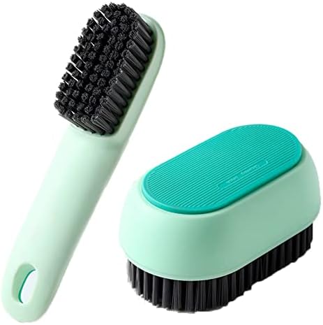 Shoe Cleaning Brush, 2 Pack Laundry Brush Shoe Brush, Soft Scrub Brush, Sneaker Cleaning Brush Ergonomics Handle Soft Bristles Cleaning Brush Not Hurt Shoes