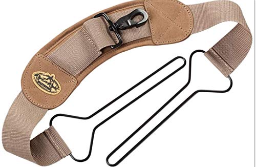 Rig'Em Right Waterfowl Big Limit Bird Carrying Neck Style Game Strap with Heavy Duty Metal Neck Holder and Spring Clip, Non-Slip Padded Neoprene and Curved Ergonomic Shape for Longer Walks