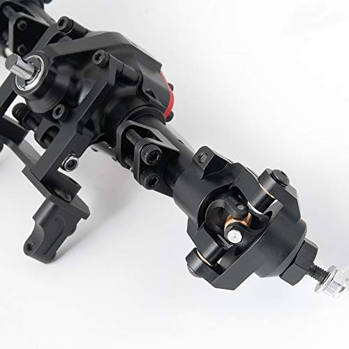 Benedict Harry Alloy Complete Front Axle And Rear Axle Upgrade Steel Gear For 1:10 Axial Scx10 Ii 90046/90047 Scx10 90027/90028 Rc Jeep Rock Crawler #TOP4