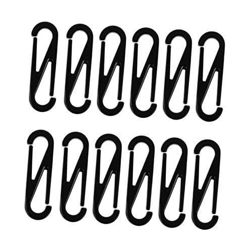 BEBEMOKO 100pcs Lanyard Hook Snap Clips 8-shaped Lobster Clasp Hooks Safe Durable for All