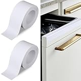 Comparison: Best Whites For Cabinets 2 Rolls PVC Soft Cabinet Edge Protector for Kitchen Cabinets,Waterproof Self-Adhesive Cabinet Protector Tape for Edge Protector White