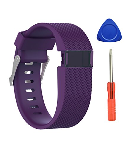 BeneStellar Newest for Fitbit Charge HR Band, Silicone Replacement Small Large Band Bracelet Strap for Fitbit Charge HR Wireless Activity Wristband