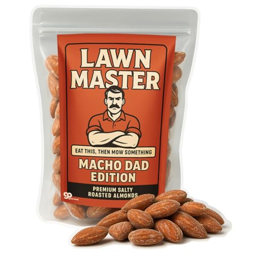 Lawn Master Salted Almonds - Delicious Premium Roasted Nuts for
