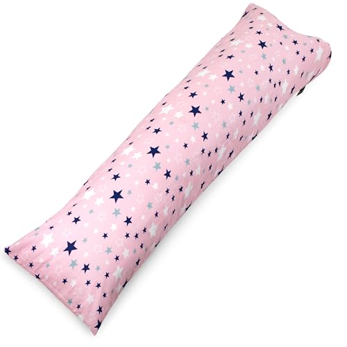 PinkZebra Seitenschläferkissen Bezug 40 x120 cm aus 100{5ae43958eeea919b9dbf842c30c625ca89fd5040cc7d940d4b390b8ec6a92d28} Baumwolle, Kissenbezug für Kinder & Erwachsene, Kissenhülle mit Reißverschluss, Öko-tex Standard 100, Pink Sterne PinkZebra Seitenschläferkissen Bezug 40 x120 cm aus 100{5ae43958eeea919b9dbf842c30c625ca89fd5040cc7d940d4b390b8ec6a92d28} Baumwolle, Kissenbezug für Kinder & Erwachsene, Kissenhülle mit Reißverschluss, Öko-tex Standard 100, Pink Sterne