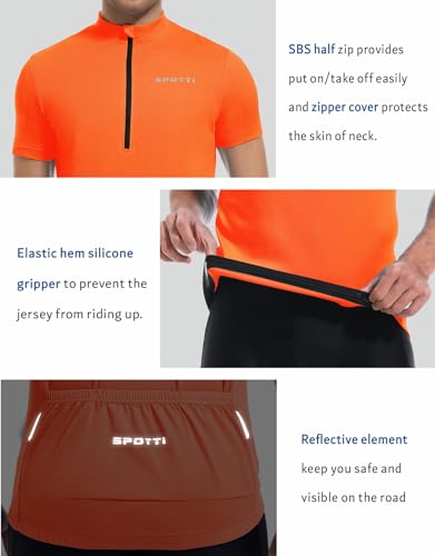 Spotti SP-003 Men'S Cycling Bike Jersey Short Sleeve thumb #2