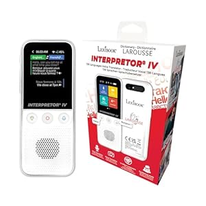 Traducteur Vocal Multilingue Lexibook Interpretor IV