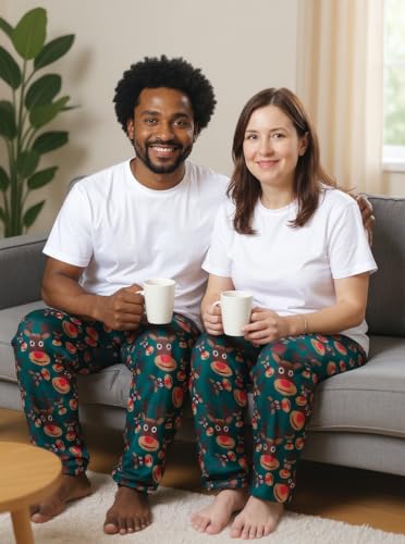 Image of Unisex Adults Holiday Themed Pajama Pants