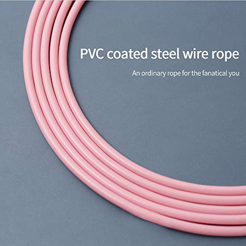 XWU Corda de pular para segurança física, cabo portátil de espuma sem fio, corda de pular para trein