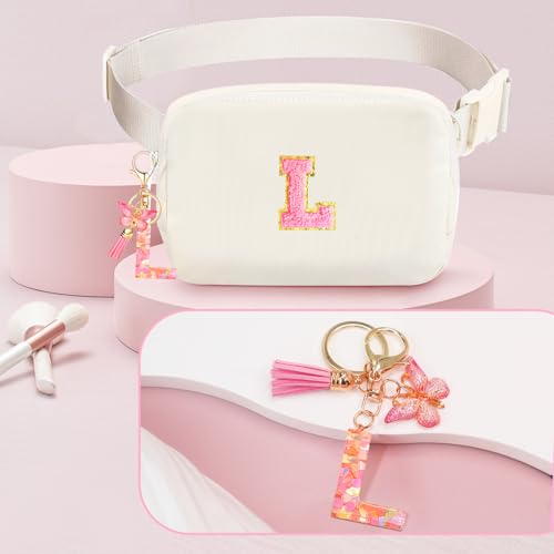 Personalized Initial Fanny Pack - Graduation Gifts Set for Girls Teen Girls Kids, Birthday Christmas Gift, Cross Body Bag Belt Bag Gifts Trendy Stuff for 4 5 6 7 8 9 10 11 12 13 Year Old Girl (L) by Awfrky - Image 8