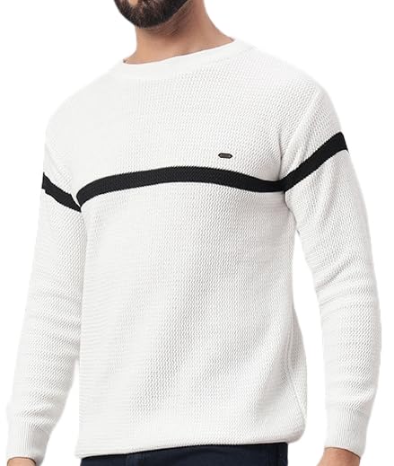 ekools Woolen Sweater for Men || Winter Carding Sweater-picture-37