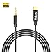 Produktbild USB C auf Klinke, Kolpop Aux USB C Adapter Kopfhörer Typ C auf 3,5 mm Jack Autoradio Kable mit DAC Hi-Res Chipset für iPad Pro 2018, Pixel 3/2XL, HTC U11, Huawei P20 Pro Mate 20 Pro, Moto, Xiaomi&Mac