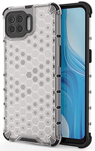 Image of Glasgow | for Oppo F17 Pro Stylish Look Pattern Back Case Cover for Oppo F17 Pro - Transparent