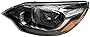 AutoModed Aftermarket Halogen Headlight Headlamp Assembly without LED Replaces 921011W100 92101-1W100 KI2502159 Compatible with 2012 2017 Rio Sedan | Left Driver Side 1pc | By AutoModed