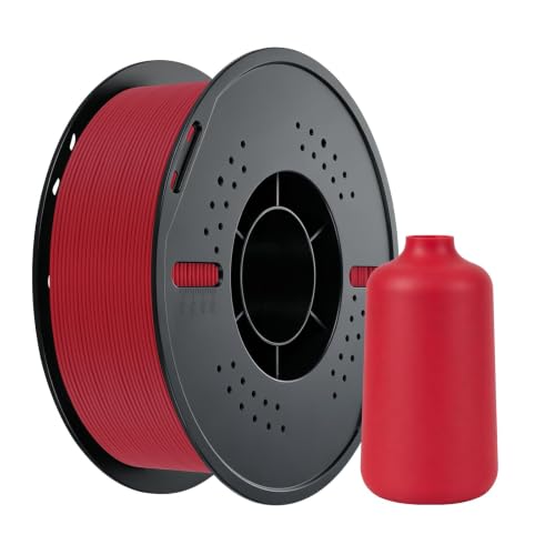 Image of Kingroon Matte PLA Filament 1.75mm 3D Printer Filament Matte Filament 1kg Dimensional Accuracy + /- 0.02 mm (Matte Red)