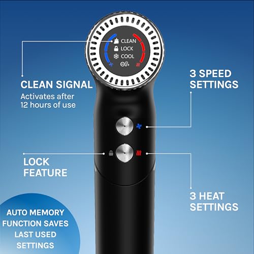 Image of Bio Ionic AeroGravity Featherlight Hair Dryer, Foldable Handle, Reduces Frizz & Static, Compact, Ultra-Lightweight Blow Dryer, Dual Voltage, Includes Diffuser & Concentrator Nozzle, Travel Essentials