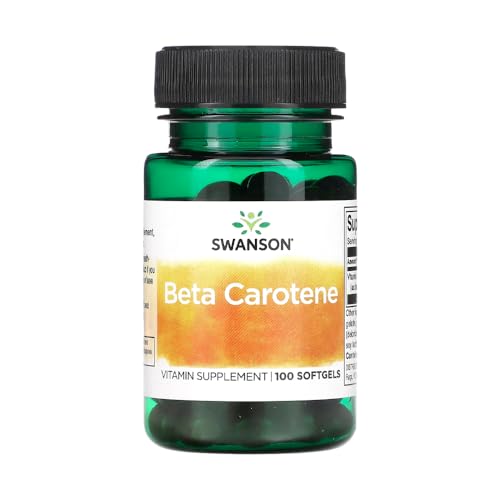 Beta-Caroteno 7,500Rae mcg 100 Softgels Importado, Swanson