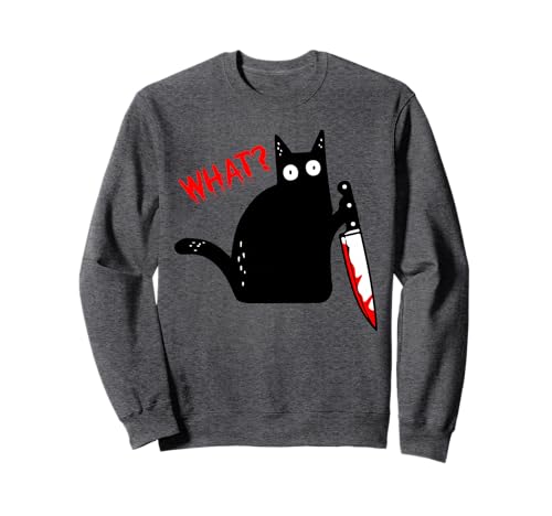 Perfetta idea regalo dell'ultimo minuto per il nemico pigro. Gatto sanguinante solo per te!, Indossa questa divertente maglietta di Halloween per accogliere gli spiriti amichevoli in questa stagione di Halloween o in una festa in costume.