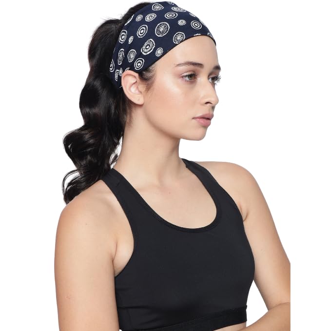 The Headscarves Bamboo Viscose Beautiful Printed Sports Head Sweat Headband for Unisex-picture-52