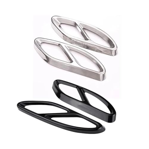 Cubierta silenciador trasero premium: decoración cromada para W206 2021 2