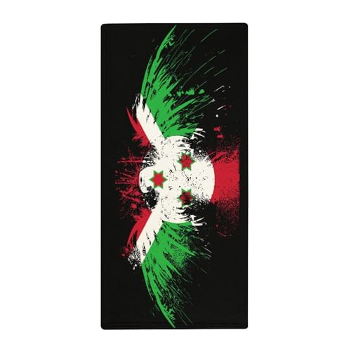 Burundi Burundian Flag Theme Washcloth Face Towel,13.7