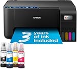 Epson EcoTank ET-2861 Ink Tank Printer | Busy Home Use | Wireless | A4 | Print, Copy, Scan | Includes up to 3 Years of Ink
