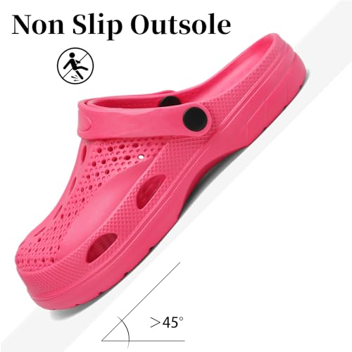 Image of SOSOWHLTE Men's Women's Arch Support Clogs,Unisex Garden Shoes Comfortable Slip-on Outdoor Sandals Slippers for Beach Casual