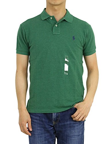 (ポロ ラルフローレン) POLO Ralph Lauren カスタムフィット メンズ ポロシャツ CUSTOM FIT 0105324 (GREEN...