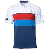 adidas Golf Mens Climacool USA Engineered Stripe Polo