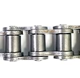 Rollenkette 10B-1 einfach 5/8 Zoll - 2 Meter - Ozdowski - Hochleistungs-Antriebskette für Industriemotoren - Spezialstahl DIN ISO 606 - inkl. Verschlussglied