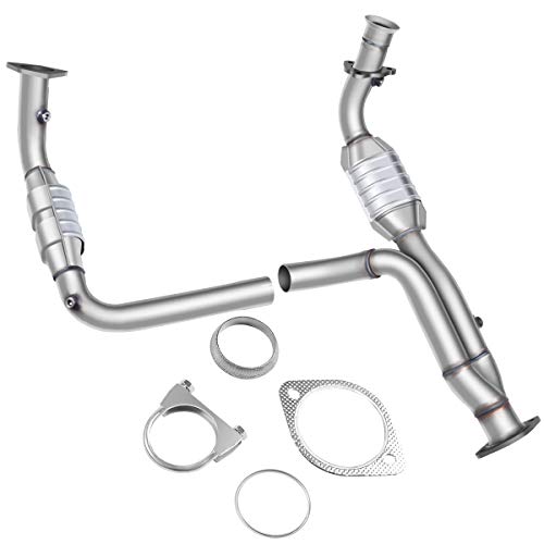 Maxiii Catalytic Converter Compatible with Chevy Chevrolet Silverado GMC Sierra 2000-2007 / Avalanche/Suburban 1500 2500/Tahoe/Yukon/Cadillac Escalade Base 5.3L