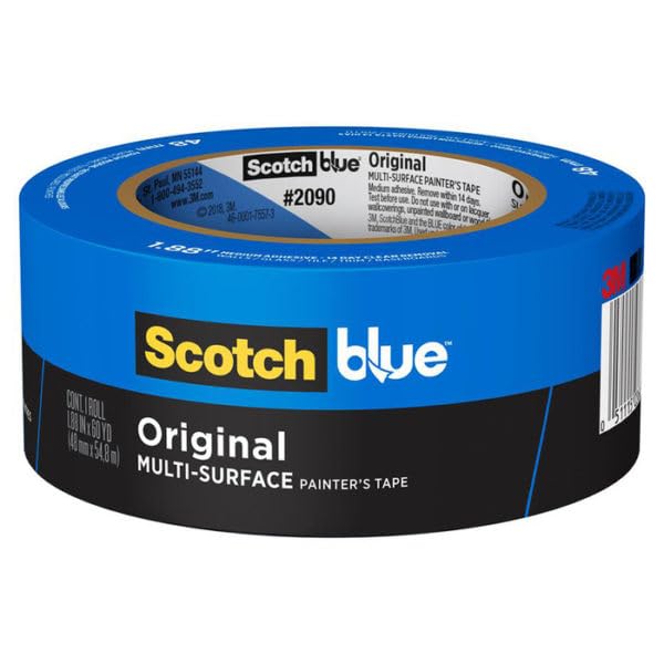 Image of 18-Rolls of 1.88 inch x 60 Yds 3M 2090-48NC ScotchBlue Blue Original Multi-Surface Painter's Tape