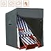 Produktbild HENTEX Schutzhülle Strandkorb,Strandkorb Schutzhülle,Material mit aktiven Atmen Funktion, 128x105Dx140/165H cm