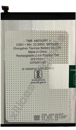Image of BL-58BT Battery for Tecno Pouvoir 4 /4 Pro /Battery with 1 Year Warranty** (V118)