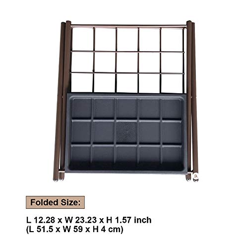 Gl Global Life Folding Umbrella Storage Stand Rack Holder Organizer Bin For Entryway Home Commercial Office Décor With Drip Tray #TOP4