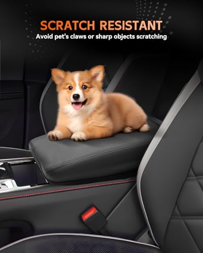 CDEFG for Volkswagen Atlas 2024 2025 Center Console Cover Armrest Box Cover for VW Atlas (SE, Peak Edition, SEL, Cross Sport, SEL Premium R-Line) Accessories Console Arm Rest Protector - Image 3