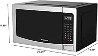Vista 3 de FRIGIDAIRE Horno de microondas de acero inoxidable, multifunción, programable, 1.1 pies cúbicos 1000 vatios