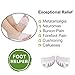 Gel Metatarsal Cushion Pads, Toe Separators Bunion Splint Pads for Hallux Valgus, Hammer Toe, Forefoot Pads,Gel Metatarsal Pad Breathable for Mortons Neuroma