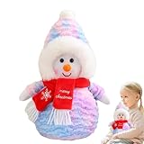 Divertissement joyeux : profitez de moments charmants avec notre bonhomme de neige en peluche, votre fidèle compagnon pour passer un moment joyeux. Partagez des moments heureux et profitez de l'étreinte confortable de votre nouvel ami.