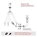 Eden 11530 Multi-Pattern Turbo Gear Drive Metal Tripod Sprinkler Plus Misting System w/Quick Connect Starter Kit, 360 Degree Coverage