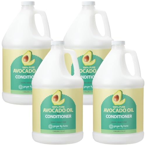 Image of Ginger Lily Farms 100% Pure Avocado Oil Conditioner, 128oz /4pk
