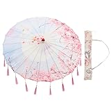 Pompon chinois – un accessoire pour le quotidien ou les occasions spéciales comme les mariages, les séances photo, les costumes, le cosplay et autres événements ; parapluie en soie chinoise